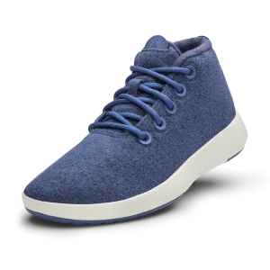 Men's Wool Runner-up Mizzles - Hazy Indigo (Natural White Sole)