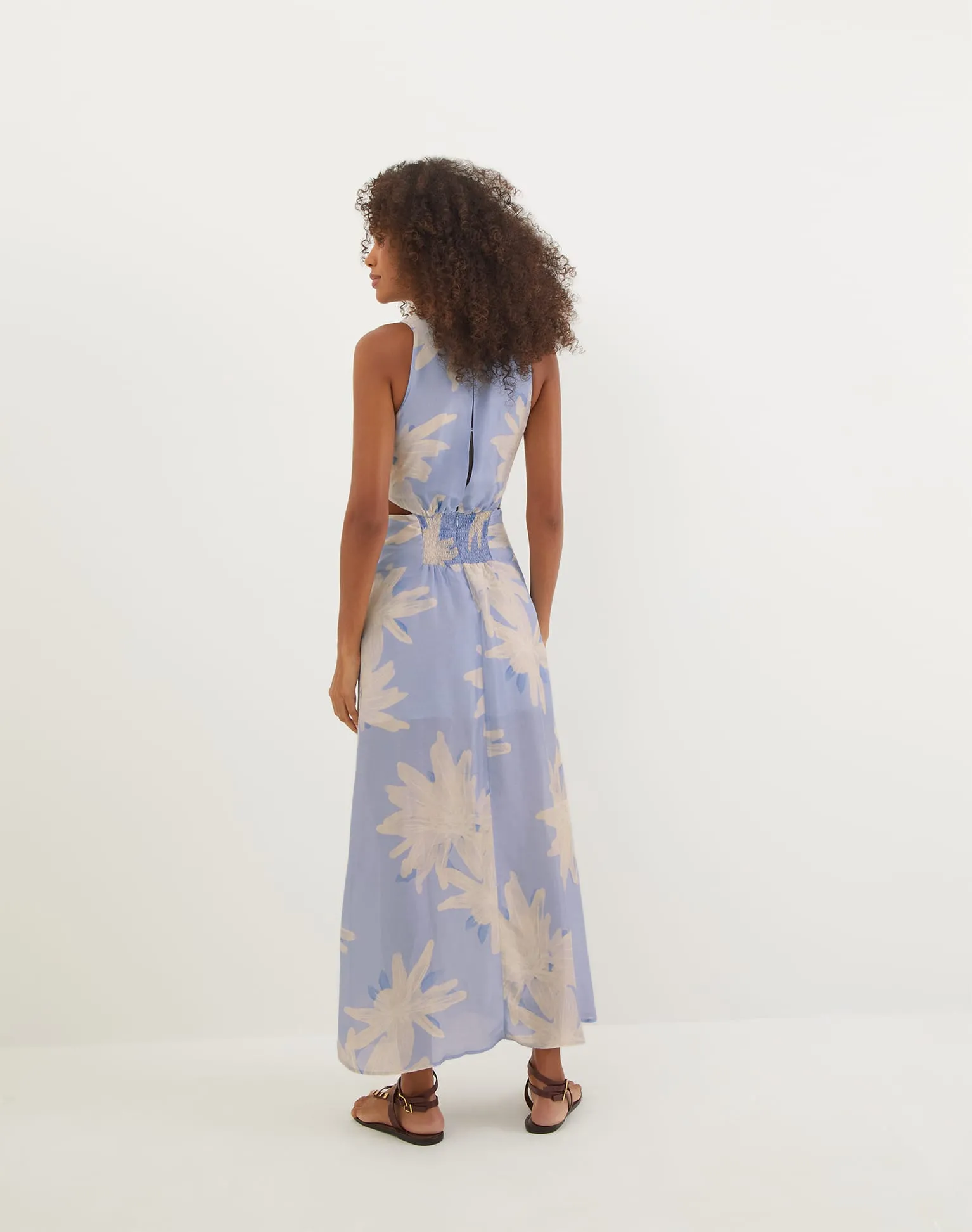 Nadi Long Dress - Maliblue