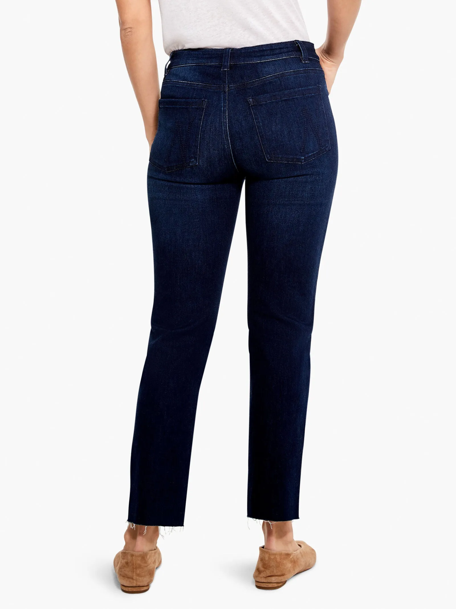 Nic   Zoe 28" Mid Rise Straight Ankle Jeans