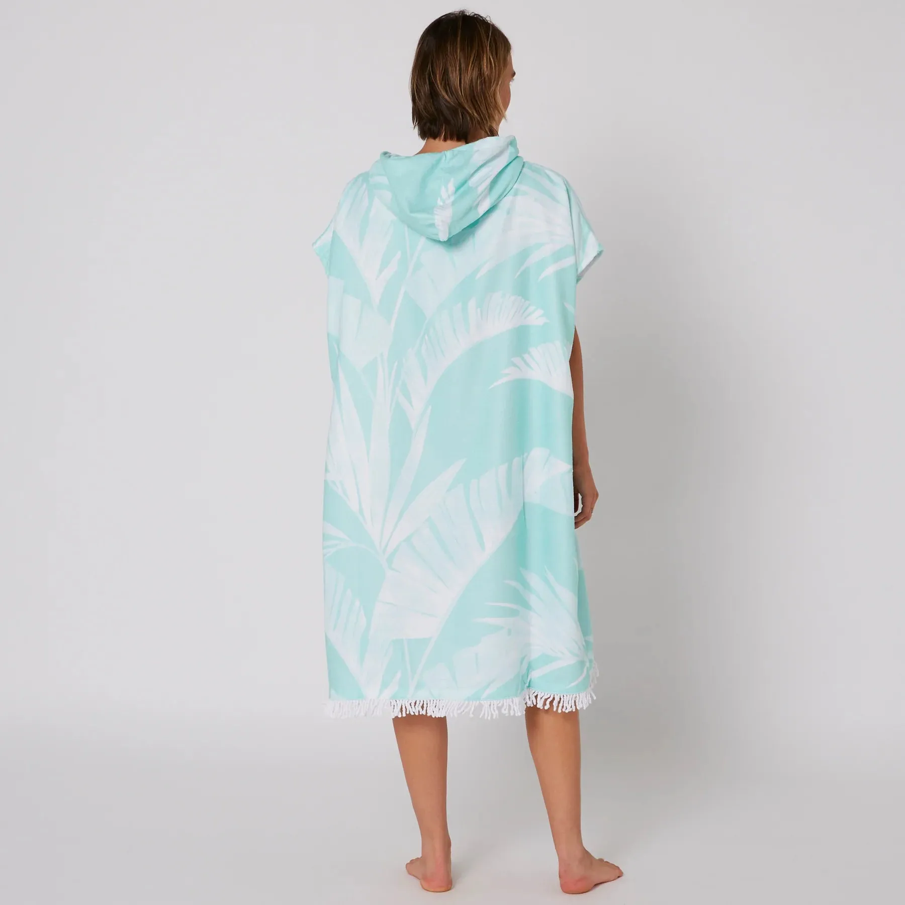 Ocean & Earth -  Ladies Zip Front Hooded Poncho