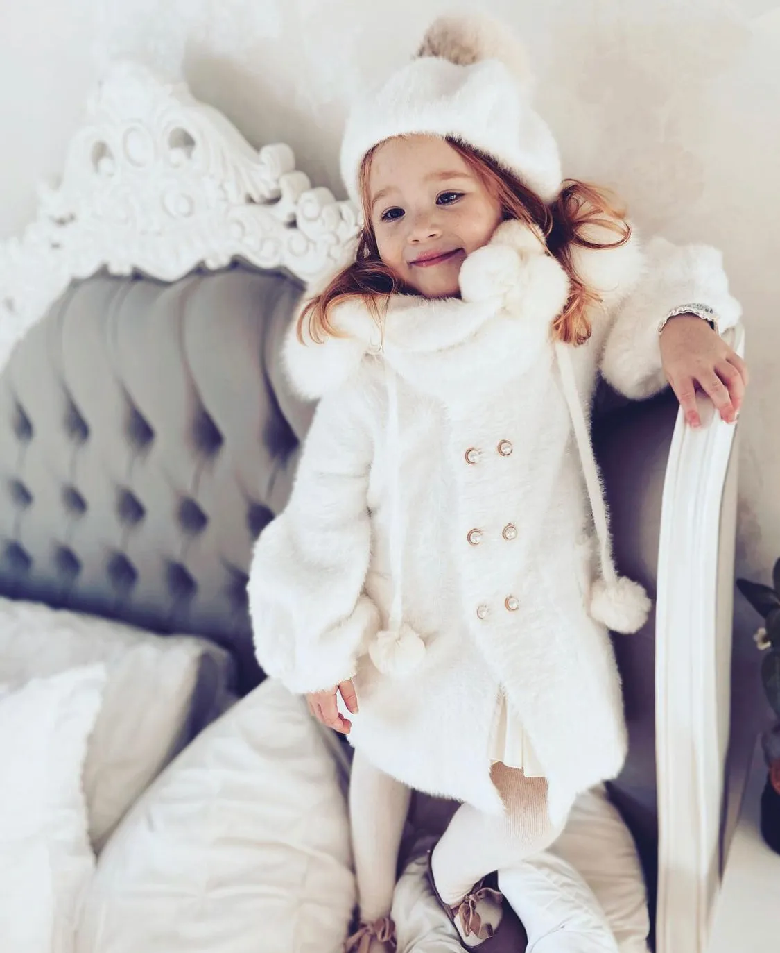 Petite Maison Kids 'Milana' Sweater Coat