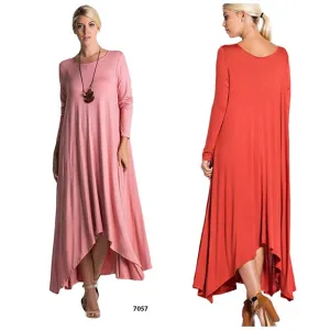 Plus size Essential Asymmetrical Flare Maxi