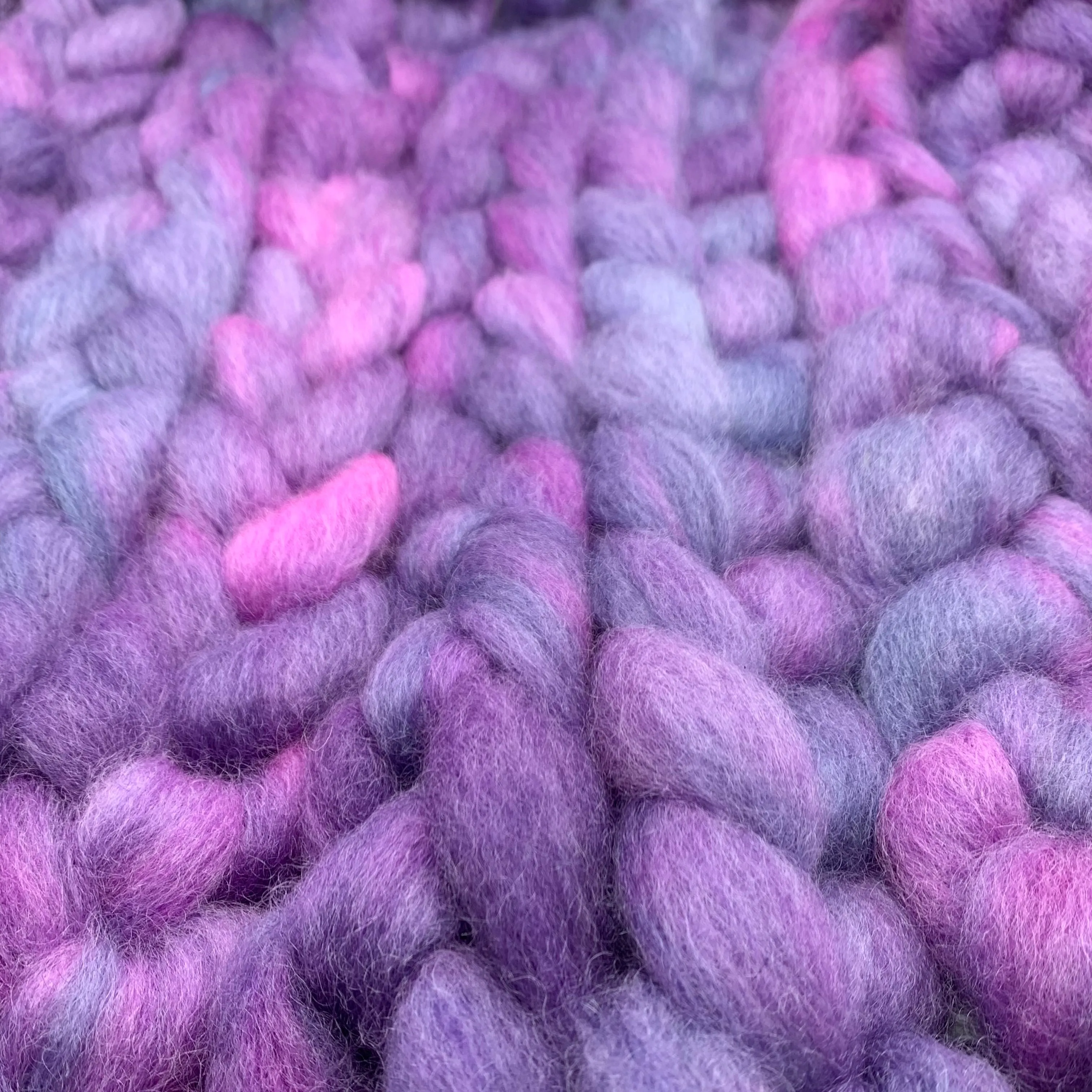 PNWWW Coopworth Wool Roving 4oz: Party People