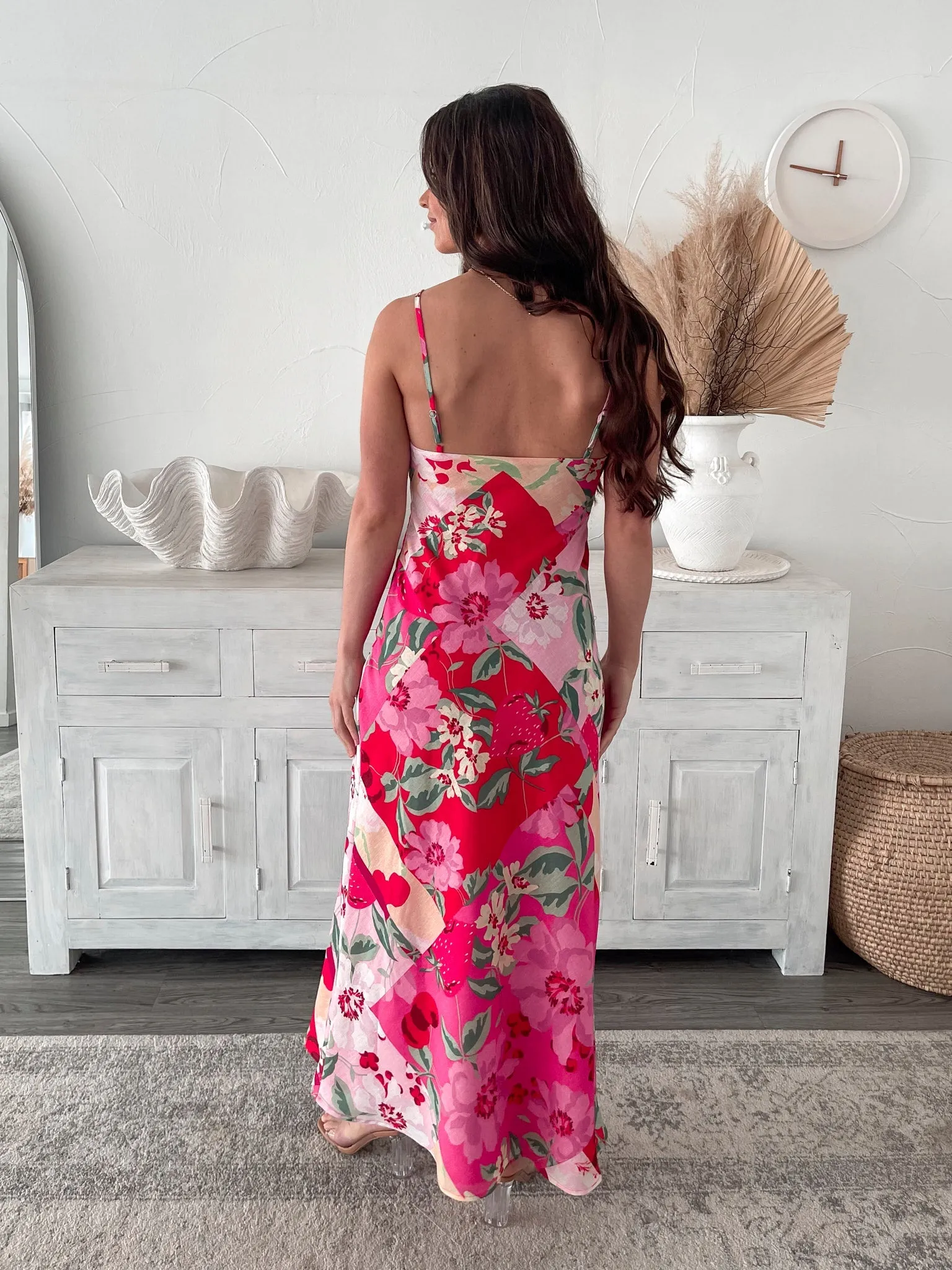 Polina Dress - Pink Floral