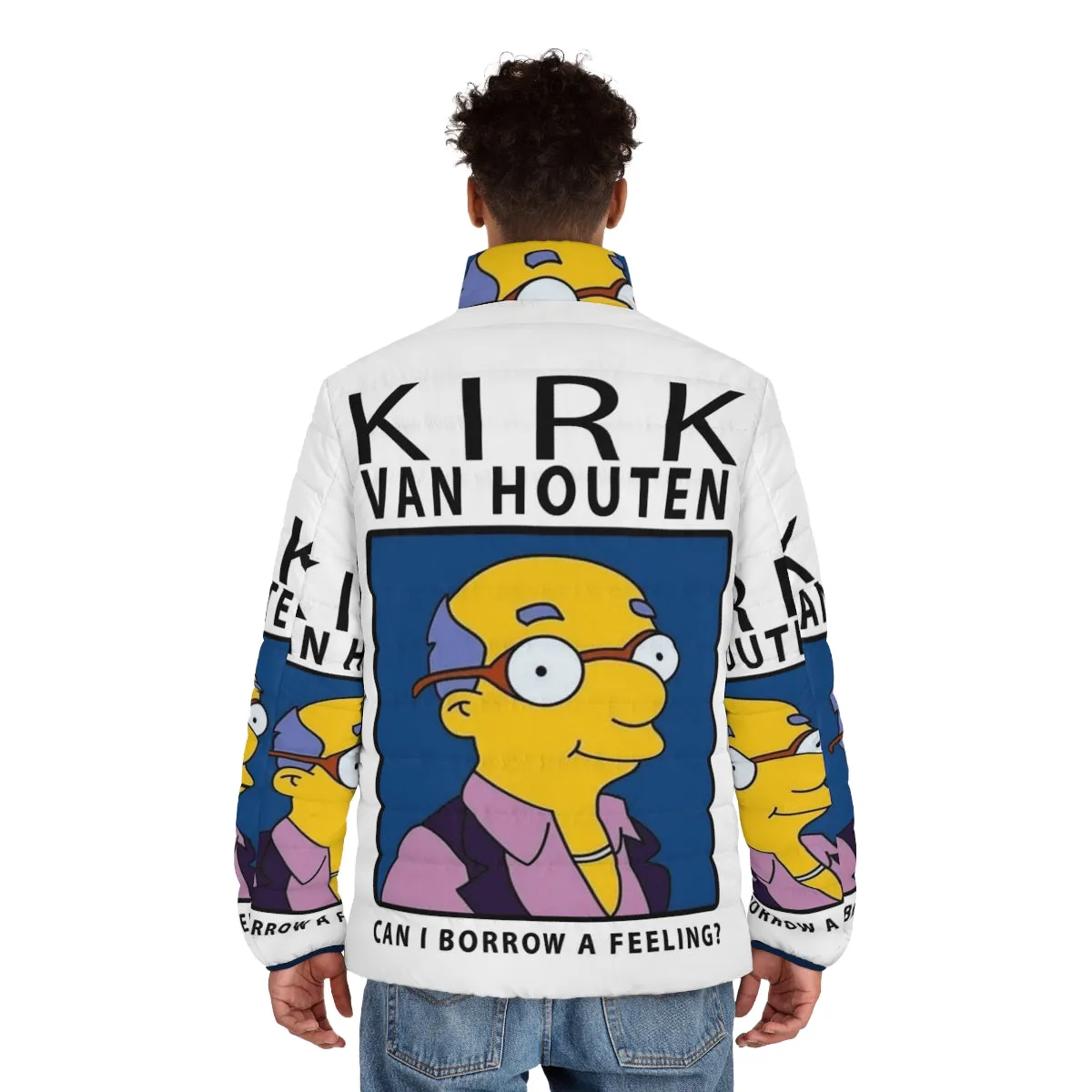 "Borrow a Feeling" Kirk Van Houten Puffer Jacket