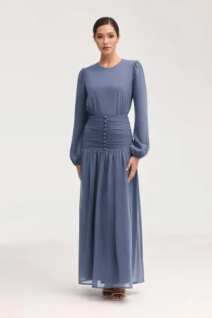 Randa Rouched Maxi Dress - Dusk