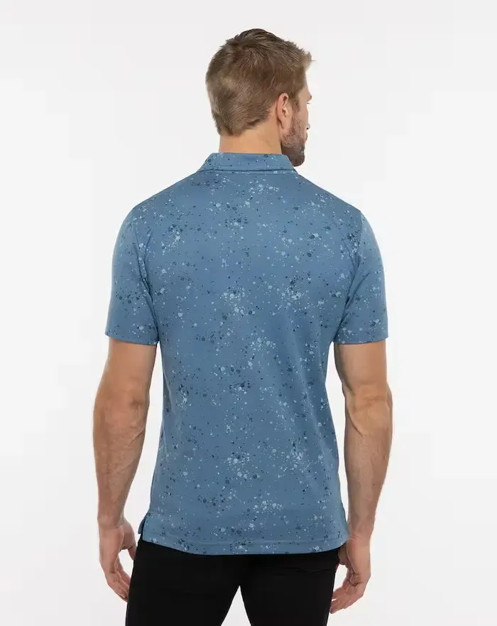 Splatter Print Polo