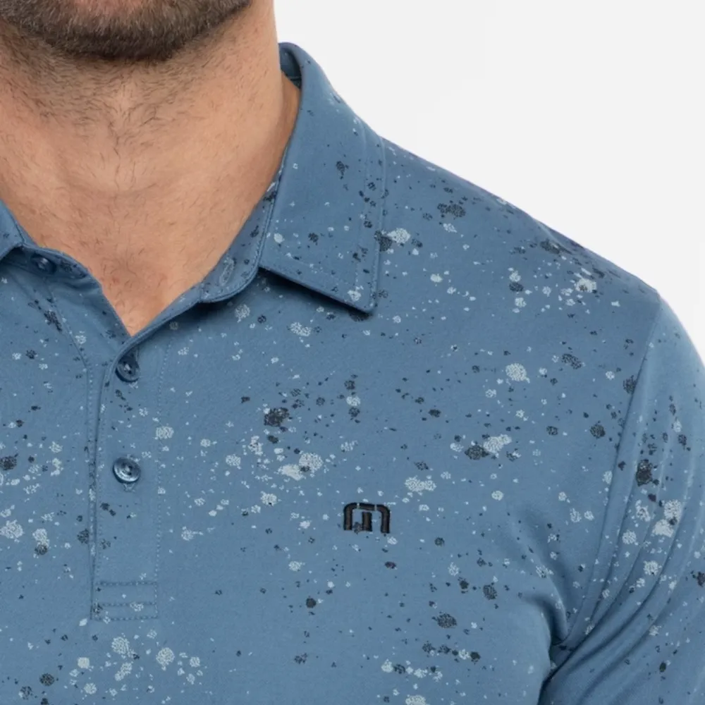 Splatter Print Polo