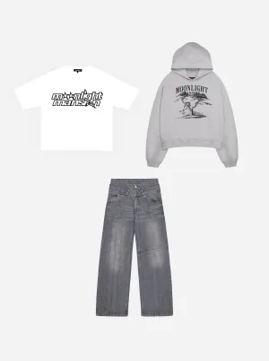 STAR TEE x TREE HOODIE x CONSTRUCTION DENIM BUNDLE