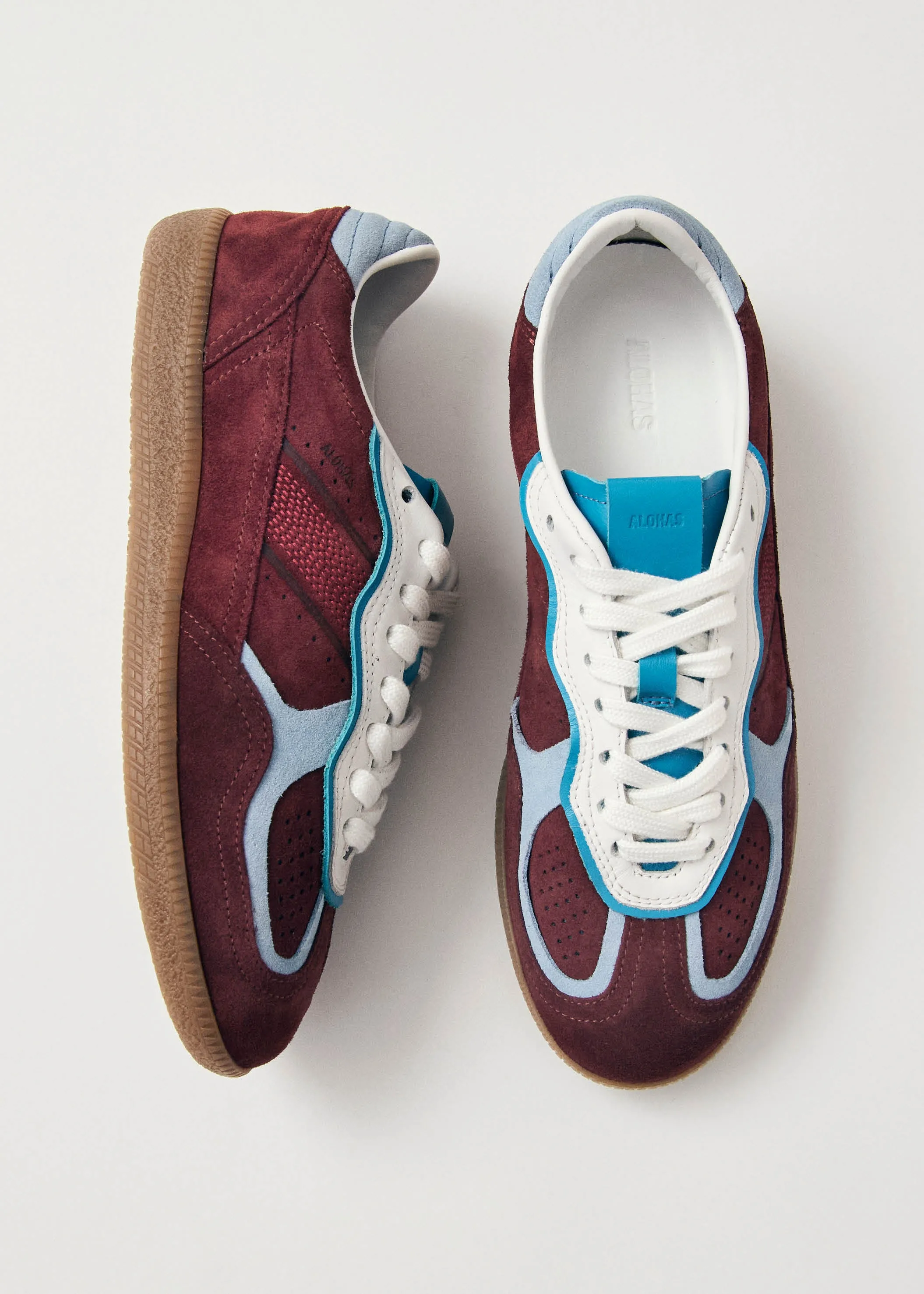 Tb.490 Rife Burgundy Leather Sneakers