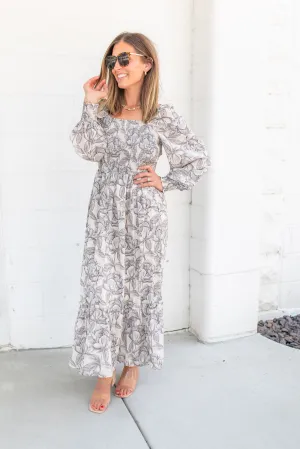 The Petal Path Maxi Dress