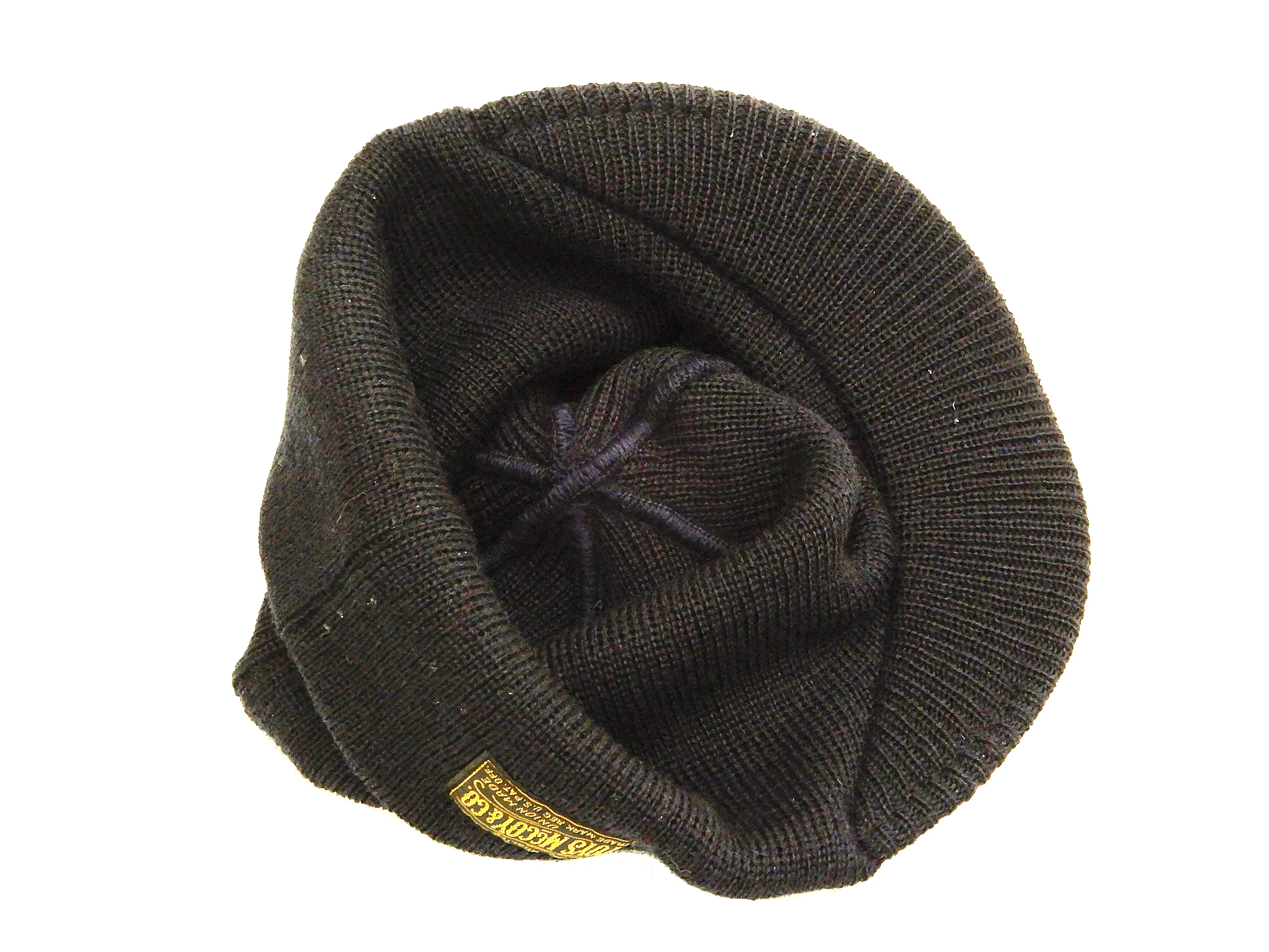 TOYS McCOY Men's M1941 Jeep Cap Radar Cap with Ear Flaps Winter Knit Hat TMA1842 Navy-Blue