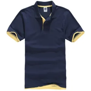 West Louis™ Designer Solid Cotton Polo Shirt [ 15 Colors ]