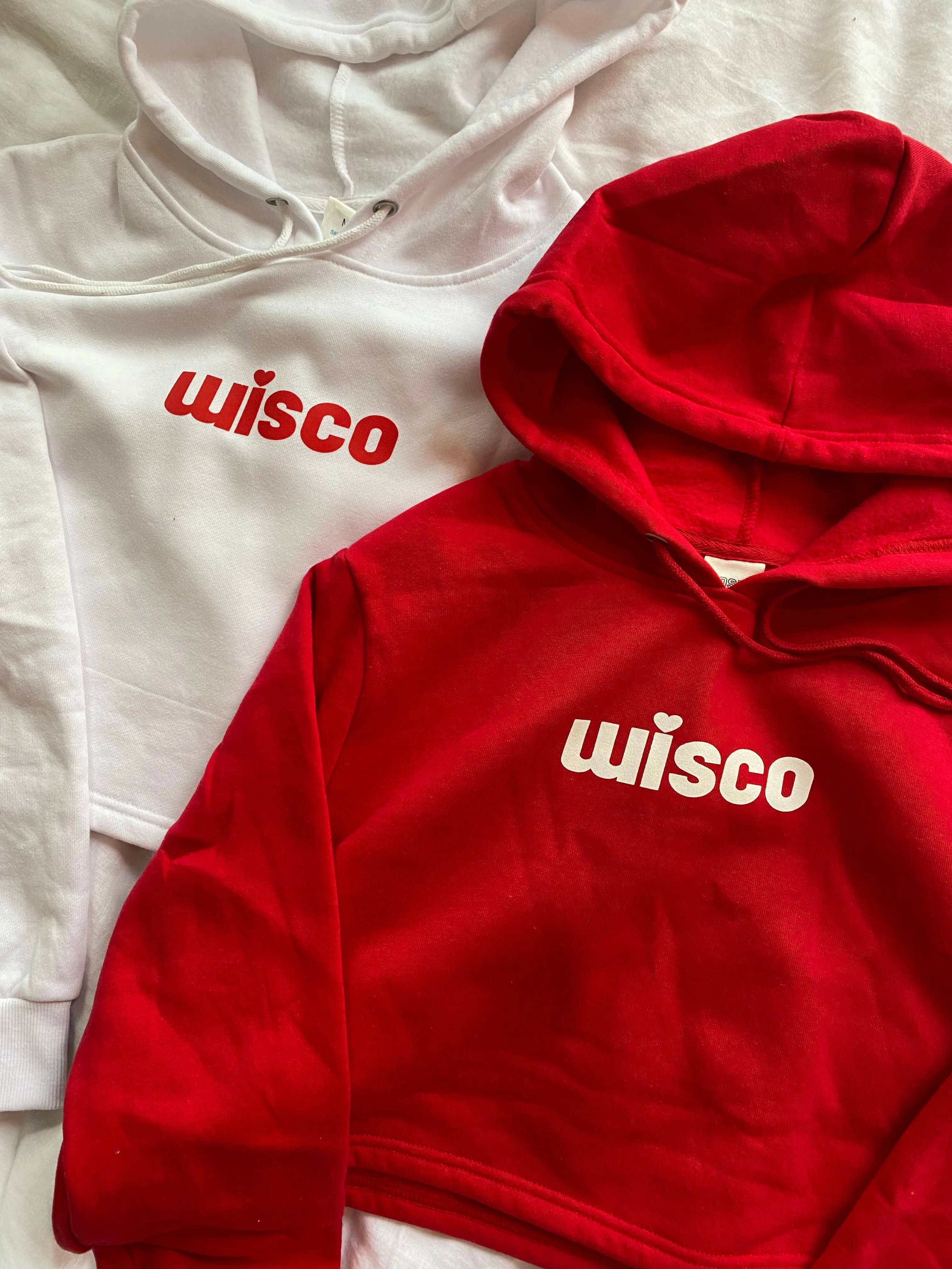 Wisco Love Cropped Hoodie