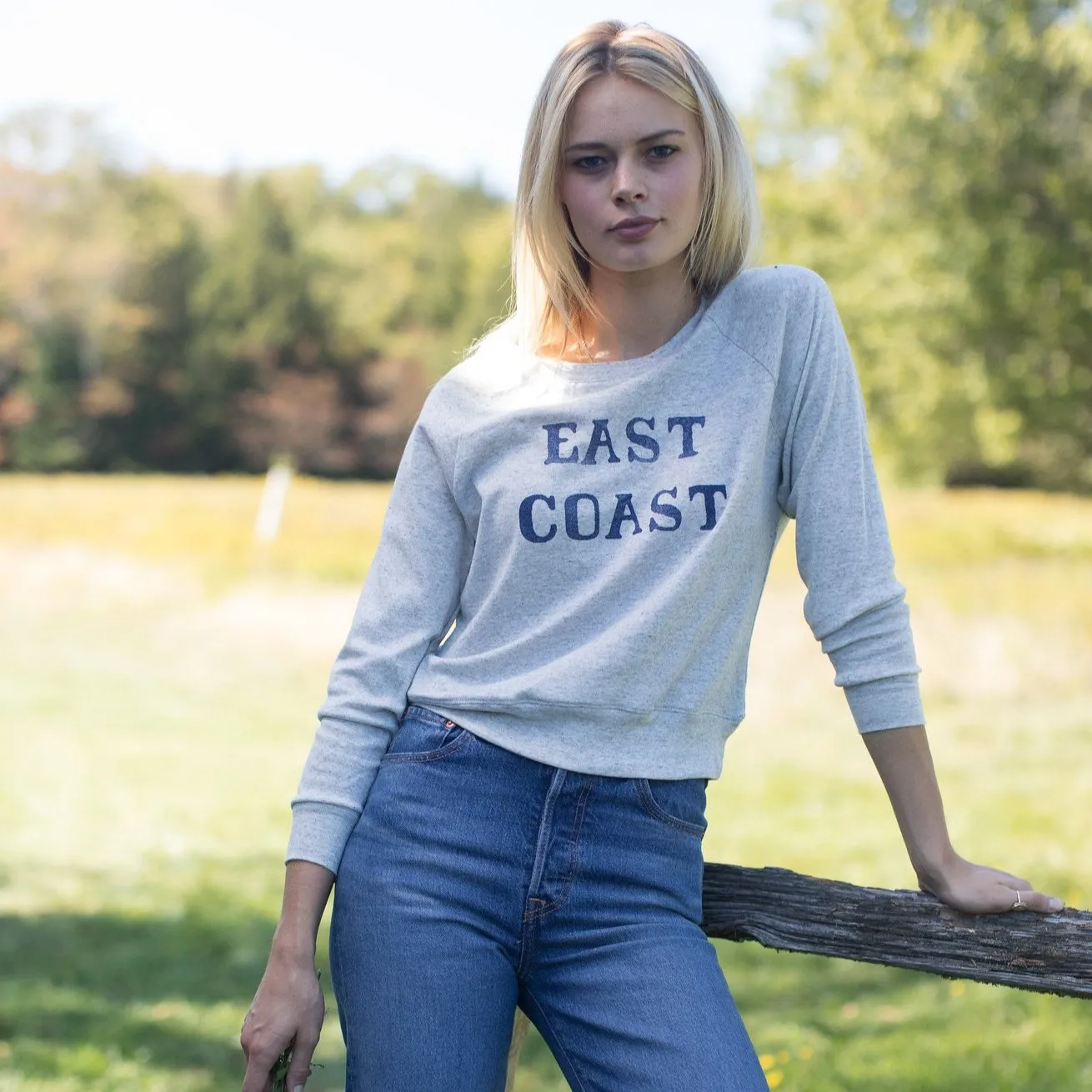 Women's East Coast Lightweight Sweatshirt, Ash