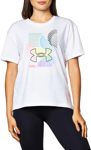 Women's UA Geo Graphic Short Sleeve Loose fit t-shirt 1363258-100