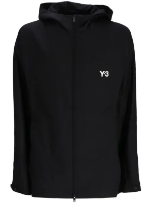 Y-3 LOGO-PRINT TRACK JACKET